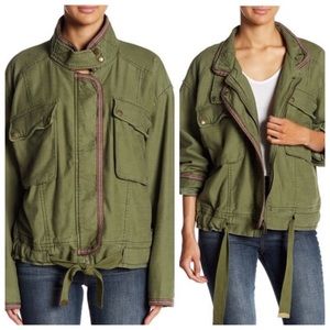 Free People Flight Line Bomber Jacket